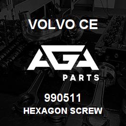 990511 Volvo CE HEXAGON SCREW | AGA Parts
