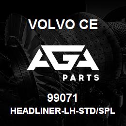 99071 Volvo CE HEADLINER-LH-STD/SPLIT-RA | AGA Parts