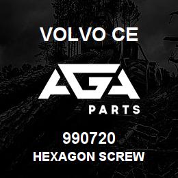990720 Volvo CE HEXAGON SCREW | AGA Parts