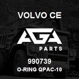 990739 Volvo CE O-RING QPAC-10 | AGA Parts