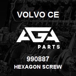 990887 Volvo CE HEXAGON SCREW | AGA Parts