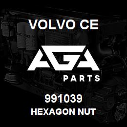 991039 Volvo CE HEXAGON NUT | AGA Parts
