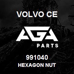 991040 Volvo CE HEXAGON NUT | AGA Parts