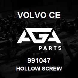 991047 Volvo CE HOLLOW SCREW | AGA Parts