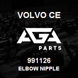 991126 Volvo CE ELBOW NIPPLE | AGA Parts