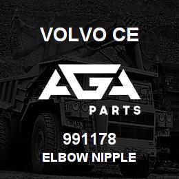 991178 Volvo CE ELBOW NIPPLE | AGA Parts