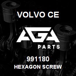991180 Volvo CE HEXAGON SCREW | AGA Parts