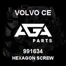 991634 Volvo CE HEXAGON SCREW | AGA Parts