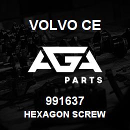 991637 Volvo CE HEXAGON SCREW | AGA Parts