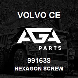 991638 Volvo CE HEXAGON SCREW | AGA Parts