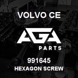 991645 Volvo CE HEXAGON SCREW | AGA Parts