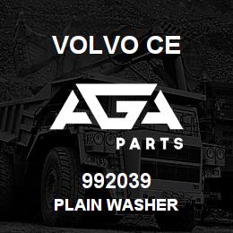 992039 Volvo CE PLAIN WASHER | AGA Parts
