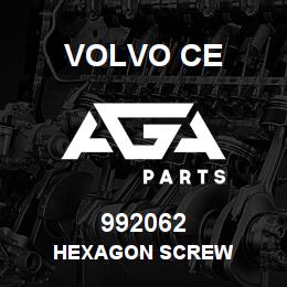 992062 Volvo CE HEXAGON SCREW | AGA Parts