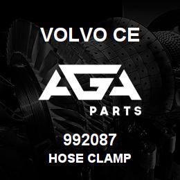 992087 Volvo CE HOSE CLAMP | AGA Parts