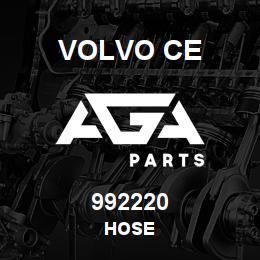 992220 Volvo CE HOSE | AGA Parts