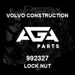992327 Volvo CE LOCK NUT | AGA Parts