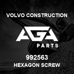 992563 Volvo CE HEXAGON SCREW | AGA Parts