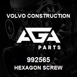 992565 Volvo CE HEXAGON SCREW | AGA Parts