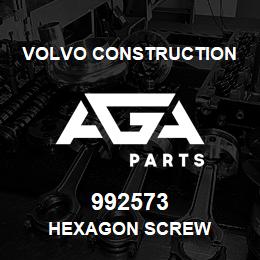 992573 Volvo CE HEXAGON SCREW | AGA Parts