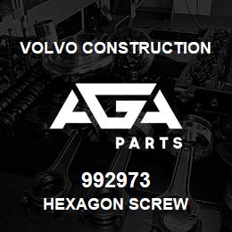 992973 Volvo CE HEXAGON SCREW | AGA Parts