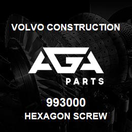 993000 Volvo CE HEXAGON SCREW | AGA Parts