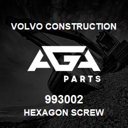 993002 Volvo CE HEXAGON SCREW | AGA Parts