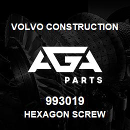 993019 Volvo CE HEXAGON SCREW | AGA Parts