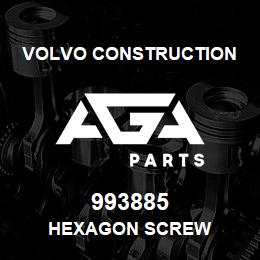993885 Volvo CE HEXAGON SCREW | AGA Parts