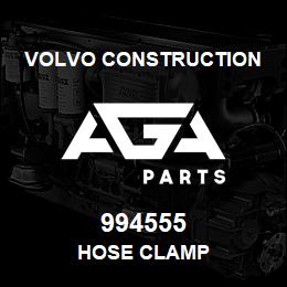 994555 Volvo CE HOSE CLAMP | AGA Parts