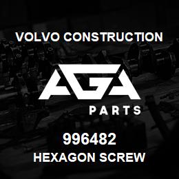996482 Volvo CE HEXAGON SCREW | AGA Parts