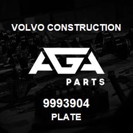 9993904 Volvo CE PLATE | AGA Parts