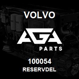 100054 Volvo RESERVDEL | AGA Parts