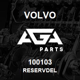 100103 Volvo RESERVDEL | AGA Parts