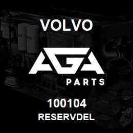 100104 Volvo RESERVDEL | AGA Parts