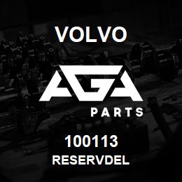 100113 Volvo RESERVDEL | AGA Parts