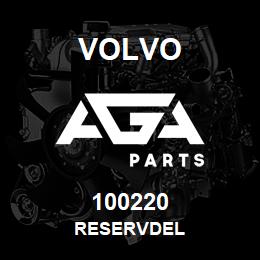 100220 Volvo RESERVDEL | AGA Parts