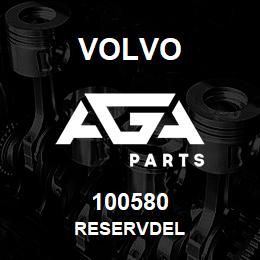 100580 Volvo RESERVDEL | AGA Parts