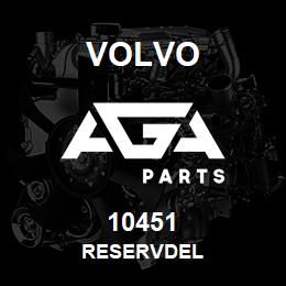 10451 Volvo RESERVDEL | AGA Parts