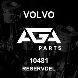10481 Volvo RESERVDEL | AGA Parts