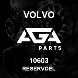 10603 Volvo RESERVDEL | AGA Parts