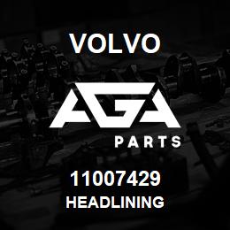 11007429 Volvo HEADLINING | AGA Parts