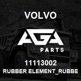 11113002 Volvo RUBBER ELEMENT_RUBBE | AGA Parts