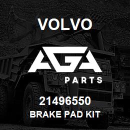 21496550 Volvo BRAKE PAD KIT | AGA Parts