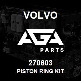 270603 Volvo PISTON RING KIT | AGA Parts