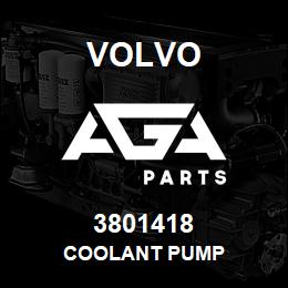 3801418 Volvo COOLANT PUMP | AGA Parts