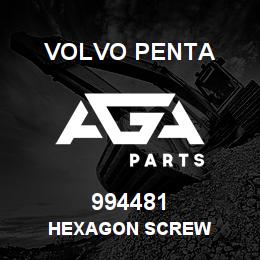 994481 Volvo HEXAGON SCREW | AGA Parts
