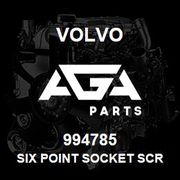 994785 Volvo SIX POINT SOCKET SCREW | AGA Parts