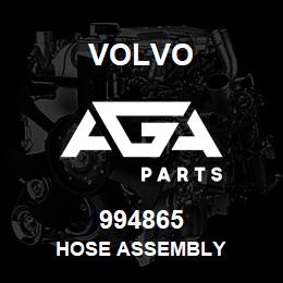 994865 Volvo HOSE ASSEMBLY | AGA Parts