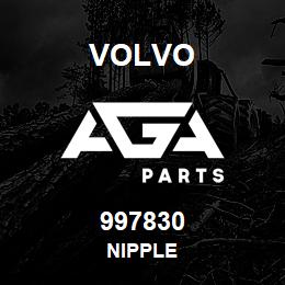 997830 Volvo NIPPLE | AGA Parts