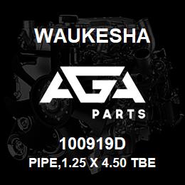 100919D Waukesha PIPE,1.25 X 4.50 TBE | AGA Parts